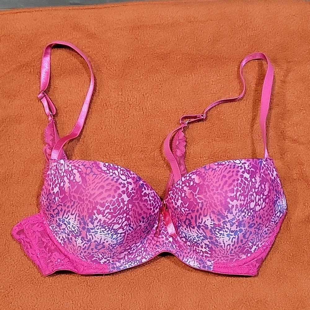 Size 36C Pink Lace Bra